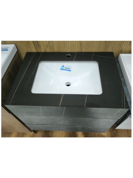 Раковина с тумбой Debora S003-70BM с зеркалом